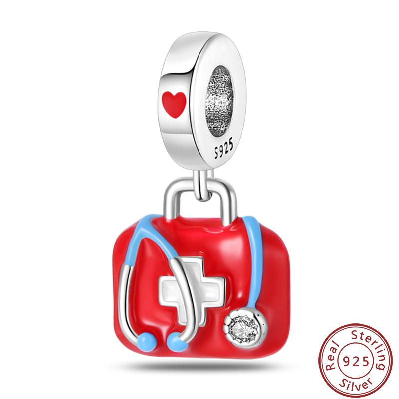 Professional Series Copper Doctor Teacher Painter Musician Charms Beads 3Mm Diy Fine Jewelry Making