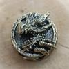 Vielseitiger Messing Drachen Anhänger Messing Drachen Anhänger Schmuck Handwerkzeug Für Outdoor-Enthusiasten Und DIY-Liebhaber