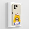 For Tecno Pova 7 6 5 4 Pro Pop 8 9 10 10C Flying Astronaut Phone Cases Camera Protection Liquid Silicone Shockproof Back Covers Shell For Tecno Casing