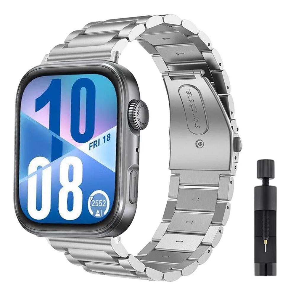 

Металлический ремешок для Huawei Watch Fit 3/4, регулируемый браслет-наручный ремешок для Huawei Watch Fit 4/4 Pro, аксессуары для ремешка из нержавеющей стали Huawei Watch Fit 4