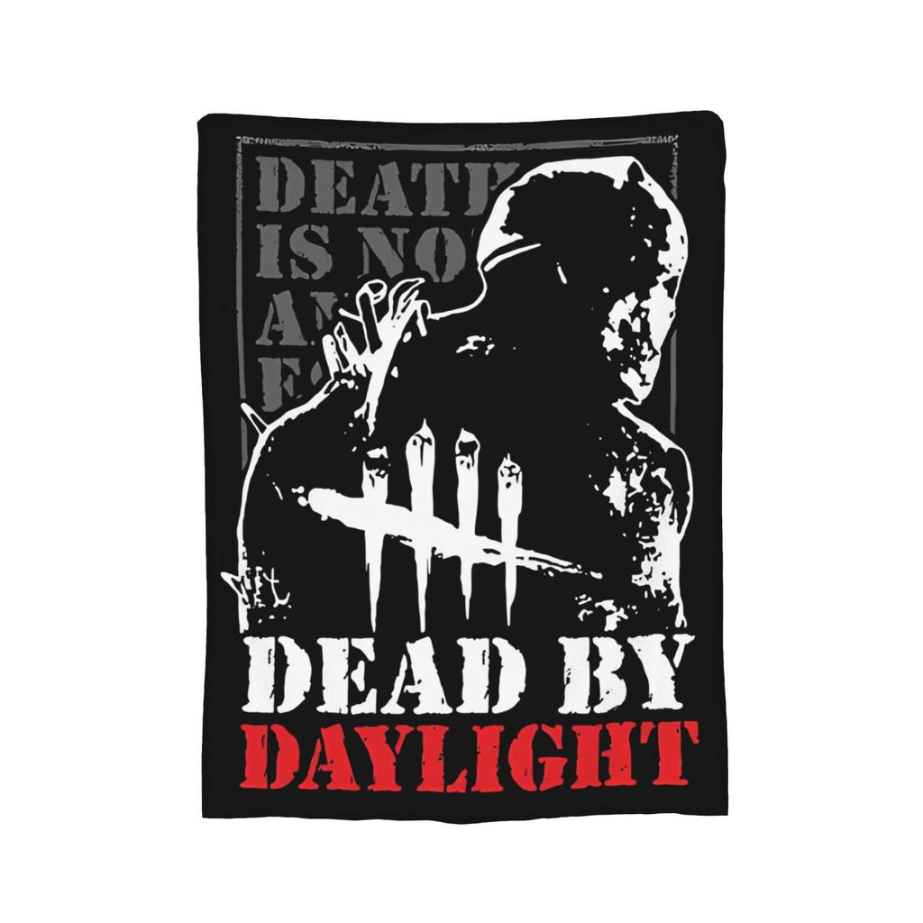 Deads by Daylights Flannel Blankets Video Games Awesome Throw Blankets for Home Hotel Sofa 150*125cm Bedspread,