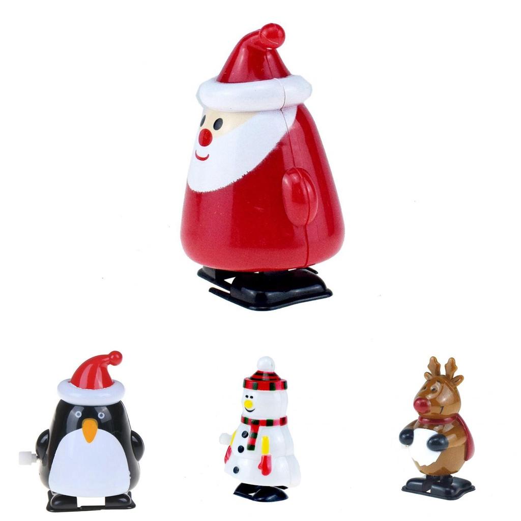 Exquisite Weihnachtsmann Aufziehspielzeuge für Kinder Weihnachtsfeier Tütenfüller Strumpffüller