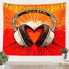 Black Bear Tapestry,3D Wild Animal Floral Botanical Wall Blanket,Red Rose Tree Branch Wall Hanging Art Kids Boys Girls Home