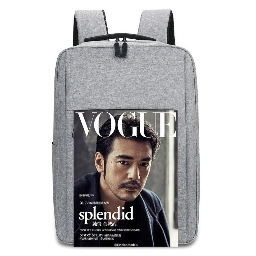 Oxford Cloth Versatile Backpack Black Grey Blue Red Washable School Student Backpack 15.6 inches Business Rucksack Unisex