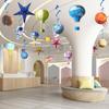 Spring Themed Ceiling & Hanging Ornaments: Hot Air Balloon Lanterns for Store, Mall, or Kindergarten Decor.