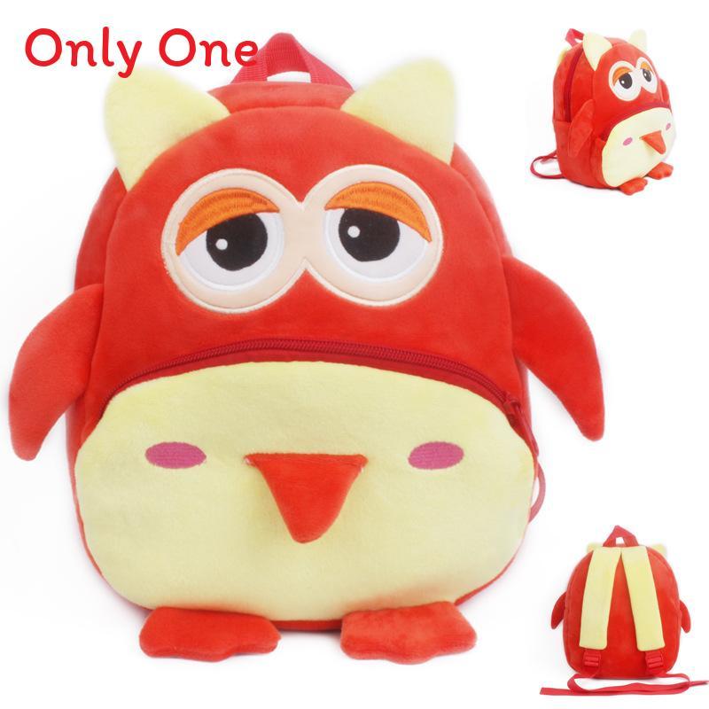 Nickel Childrens Plush Backpack With Animal Pattern For Kindergarten And School Use