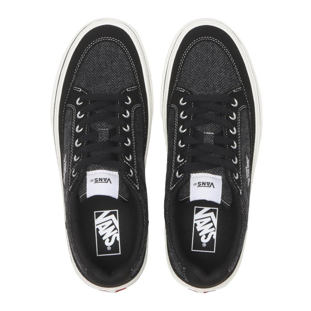 Vans Fin Black White V3938 Twd Black White