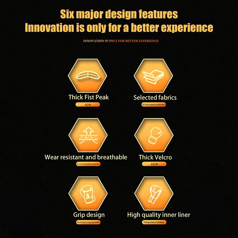 6/10 Oz Pu Breathable Children'S Adult Professional Sanda, Muay Thai, Taekwondo Neutral Breathable Boxing Gloves