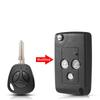 S 3 Buttons Replacement Modified Flip Car Key Shell For Lada Granta Vesta Sedan Remote Case Priora Kalina Niva Vaz