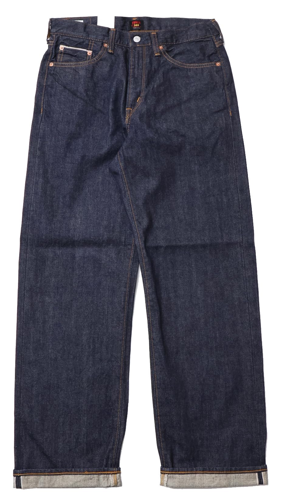 

Edwin Jeans 505Z Широкие Прямые Джинсы Сделано в Индиго Размер 34 Брюки, Япония, E50540, Мужские, Синие,