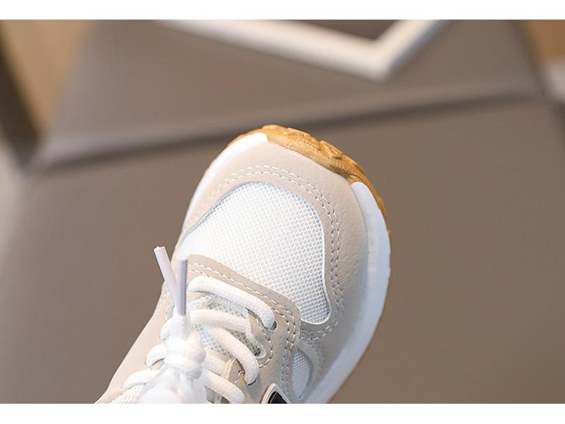 New Kids' Mesh Sports Shoes - Letter Design for Boys & Girls, Spring/Autumn Collection