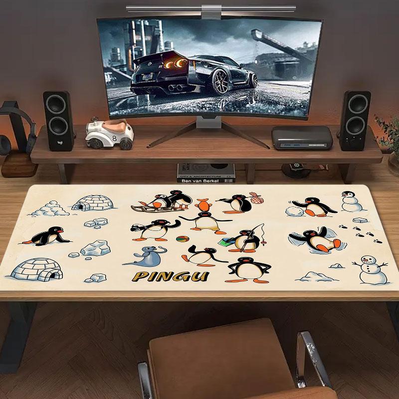 Black Duck Sticker Large Size Mouse Pad Large Gaming Table Cushion Nonslip Laptop Tablet Big Mousepad Xxl Mat Mini Pc Playmat With Lock Edge