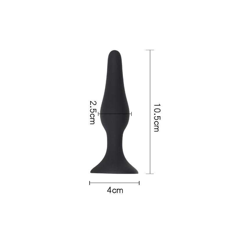 Plug anal en silicone noir, 4 tailles, jouets sexuels pour femmes, plug anal unisexe, jouets érotiques, produits sexuels pour hommes
