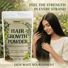 Ayurvedic Hair Growth Powder with Bhringraj, Amla and Neem to Control Hair Loss for Men and Women for All Hair Types 120g