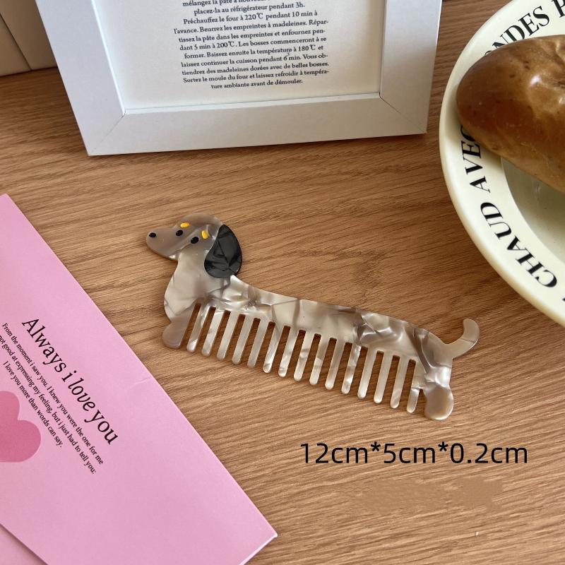 1PC Cute Creative Cartoon Anti-static Acetate Hair Comb Lovely Hair Care Hairdressing Combs Head Massage Hairbrush Tool Accessor