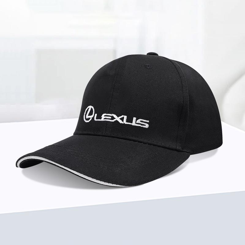 Car Logo Adjustable Baseball Hat Outdoor Duck Tongue Cap For Lexus RX330 IS250 Ct200h ES300h RX350 IS300h NX300h RX400h UX250h