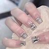 Ultra-Flashy Handmade Removable Nail Tips with High-End Diamond Manicure Chains