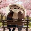 Otterly Cute Adventure: Personalized Umbrella with Automatic Opening & Closing, Perfect for Outdoor Enthusiasts and Travelers