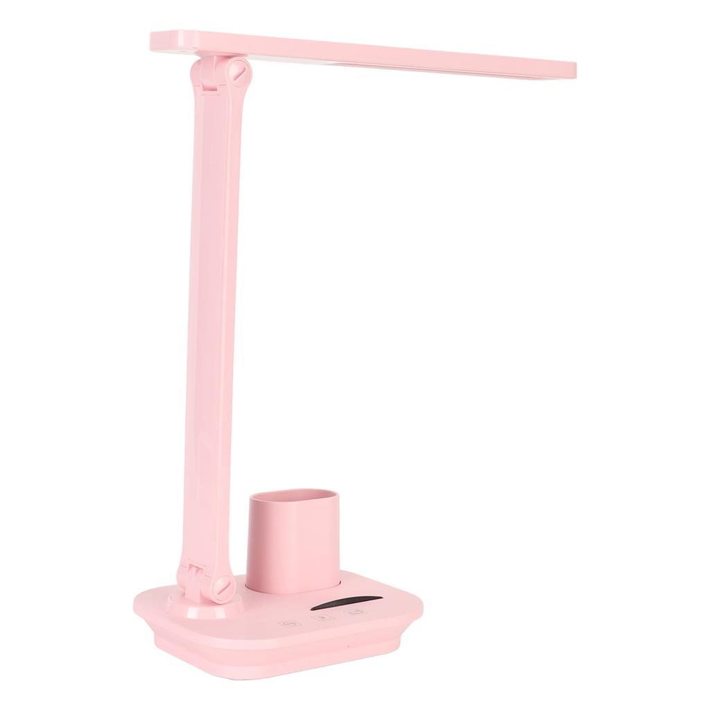 LED Table Lamp 5W Eye Caring Rechargeable 3 Color Temperature Stepless Dimmable USB Light with Pen