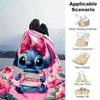 1pc Stitch Printing Blanket - Soft, All-Season Throw for Living Room, Bedroom,Personalized Gift with Adorable Cartoon Design