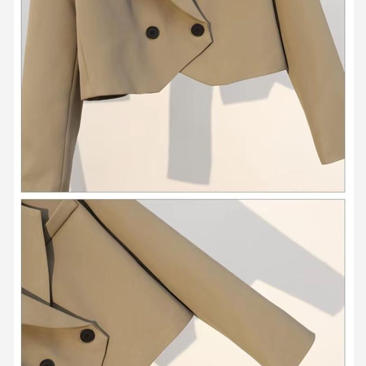 Short Blazer Jacket for Women  Unique Design Spring and Autumn