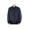 STONE ISLAND Ss23 Solid Color Logo Patch Zip Long Sleeve Jacket Men Jackets Midnight-Blue 781542125-V0020