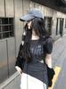 River News Blavkness Halterneck Logo Tee_Gray