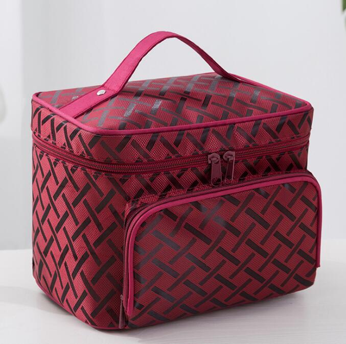 Nowa kosmetyczka Modne pudełko na kosmetyki z zamkiem błyskawicznym Duża pojemność Kosmetyczki podróżne do makijażu