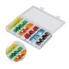 24PCS Car Blade Fuses Zinc Alloy Fuse Assortment Set Automobile Parts 20A 30A 40A 50A 60A 70A