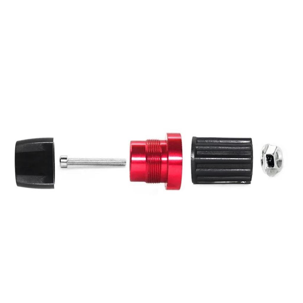 Bicycle Handlebar Ends Motorcycle CNC 7/8" 22mm Grip Handlebar Cap End Plugs Suitable for YZF-R3 YZFR3 YZF R3 (Red)