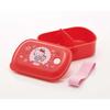 Skater Ag+ Antibacterial Bento Box, 380ml, with Integrated Gasket for a Soft Serving, Hello Kitty, Stylish Girl, Sanrio, PAL4AG