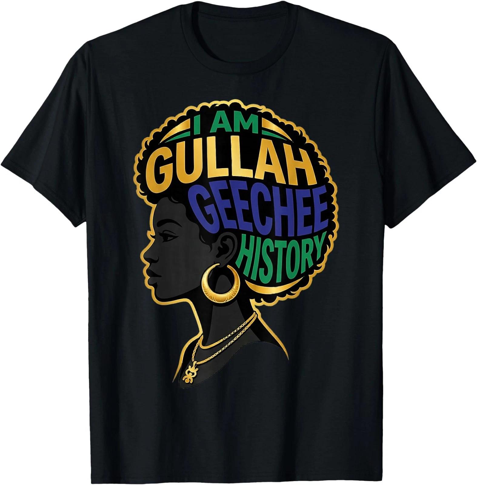 Afro Heritage Gullah Geechee Pride African Graphic T-Shirt XL
