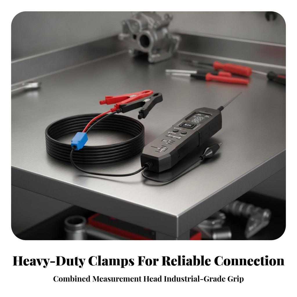 Automotive Switch Tester 4-Pin Testing Tool with Test Lead Portable