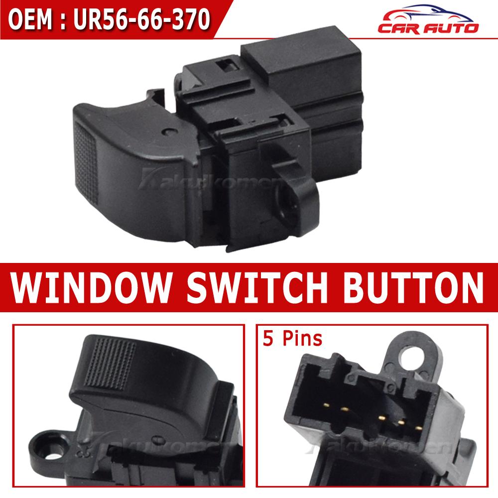UR56-66-370 For Mazda BT50 2009-2012 Ford Ranger 2006-12 Power Control Switch Electric Window Regulator Single Button UR5666370