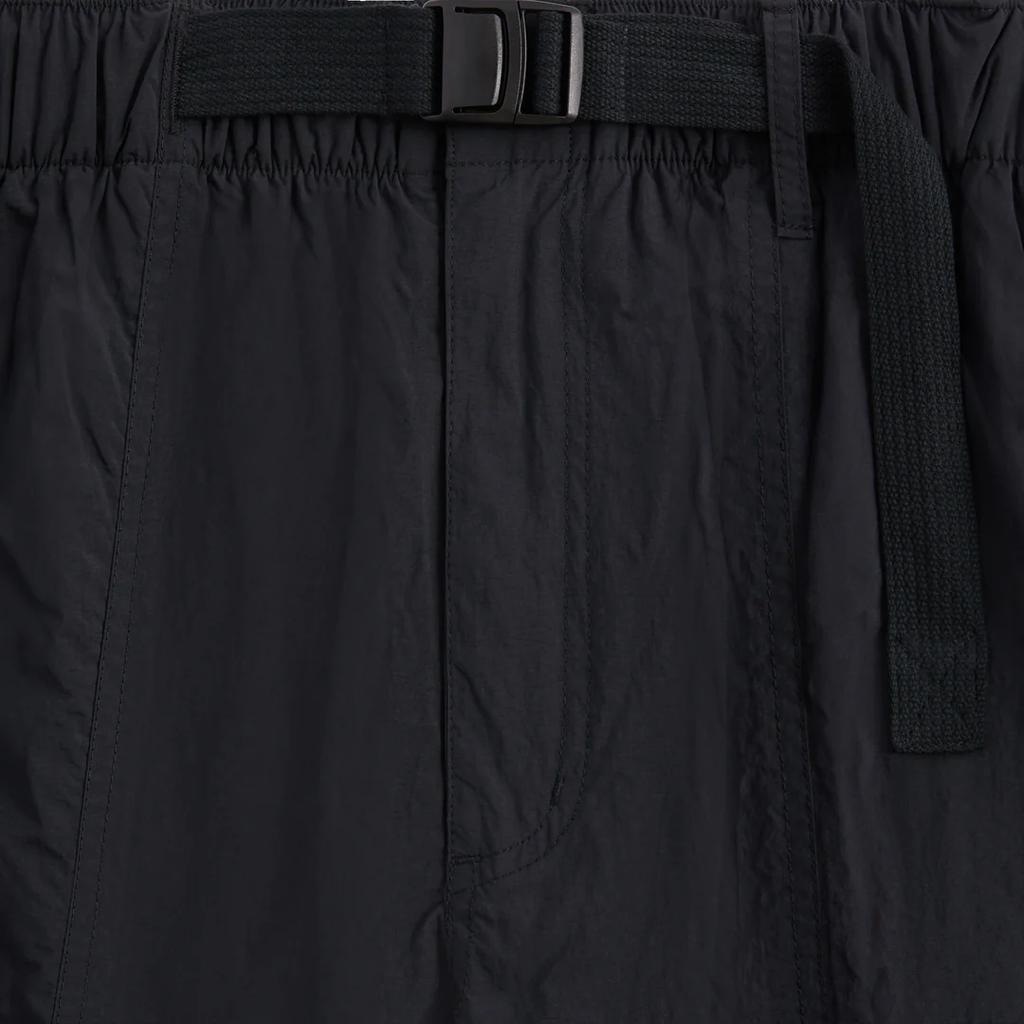 Kith FW24 Fall 2024 Collection Paper Nylon Elias Solid Color Comfortable Fashion Casual Pants Men Pants Black KHM060665-001