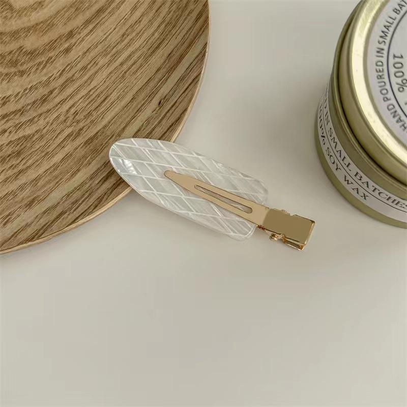 Acetate Hairpin Men's And Women's Makeup Bangs Broken Hair Clip French Style Hair Clamp Fashion Hair Accessories