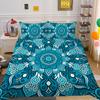 3D Beautiful Mandala Printing Woman Bed Set Cover Double Size Duvet Cover Polyester Comforter Cover Suit