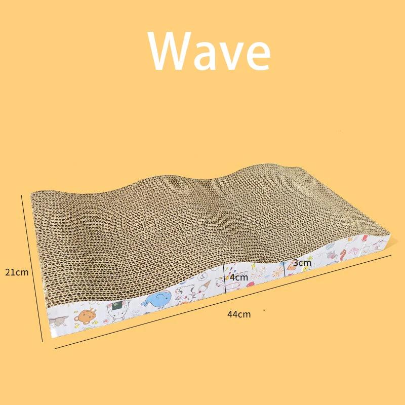 Cat Scratching Board Durable High Density Corrugated Paper Pet Furniture Bed Cat Scratch Pet Supplies Accessories for Cats