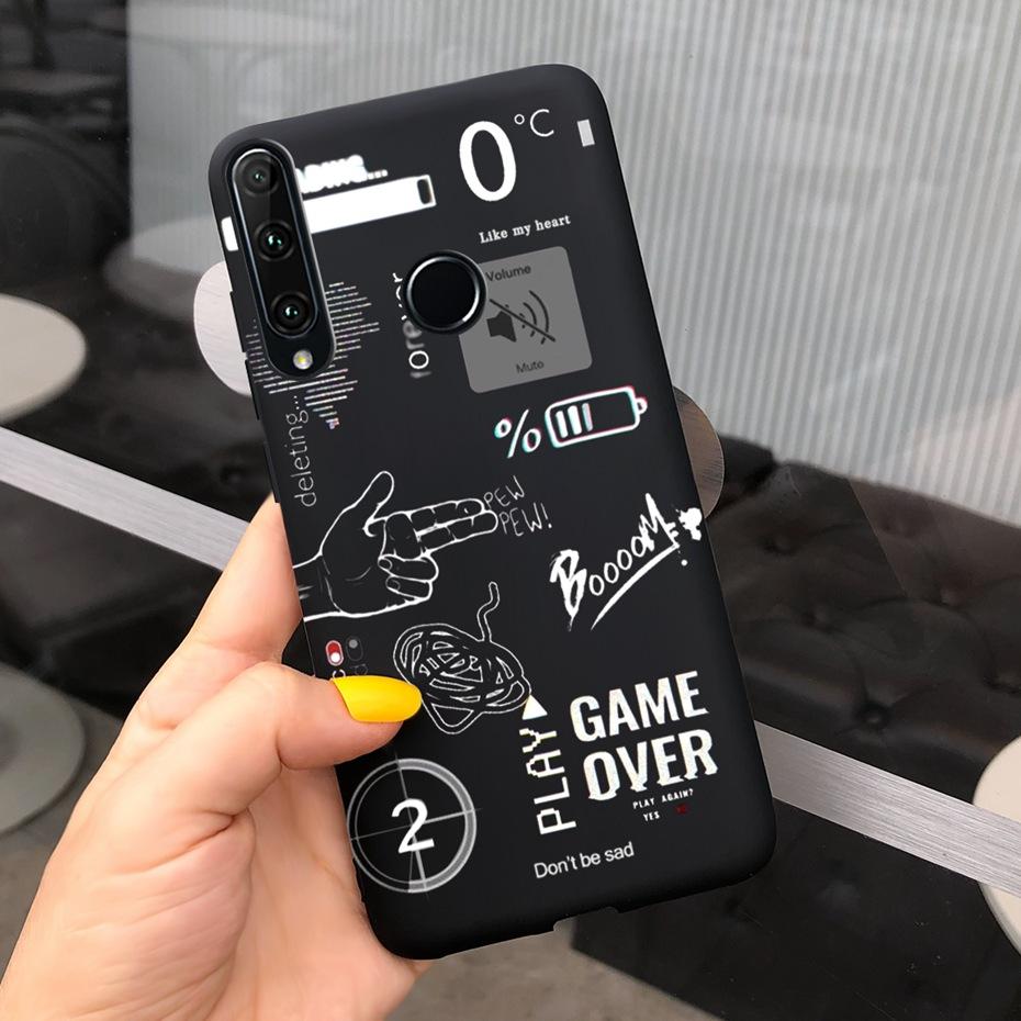 

For Honor 10i Case Honor 10 Lite Honor10 Lovely Printing Jelly Silicone TPU Soft Cover Phone Cases For Honor10i HRY-LX1T Funda Honor 10 небо синє кольору