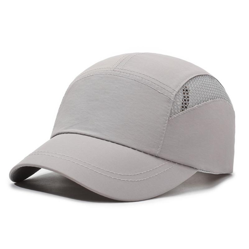 Summer short-brim breathable quick-dry baseball outdoor sports sunshade hat, sun protection casual sports cap