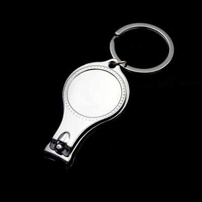 Nail Clipper Keychain Opener Function Car Key Holder