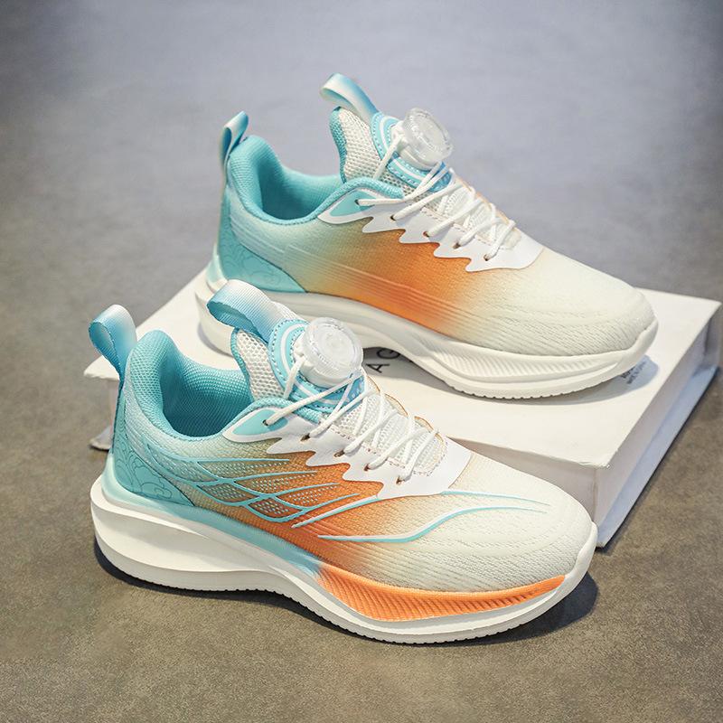 Children's Shoes Boys' Casual Sports Shoes Spring New Breathable Red Rabbit Running Shoes Girls Middle School Children and Primary School Students