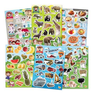 Lot de 6 pièces de puzzle magnétique en caoutchouc épais Playmax Kongsuni, puzzles populaires coréens