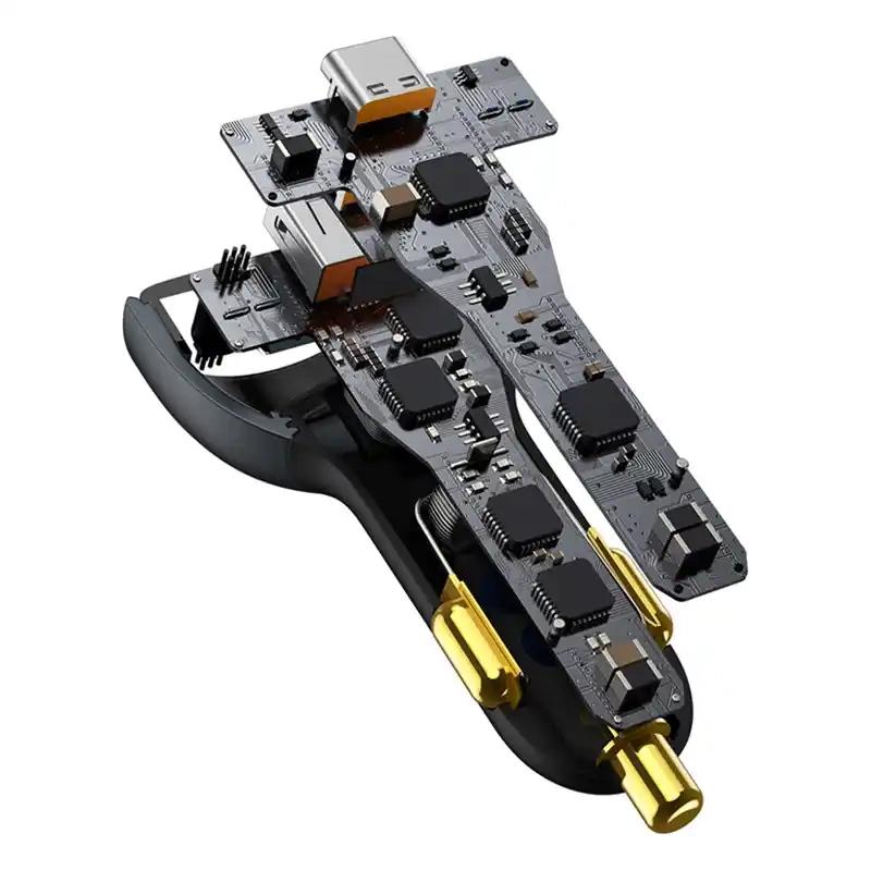 Ładowarka Samochodowa Baseus Qualcomm, Usb, 2X Usb-C, 160W (Szara)