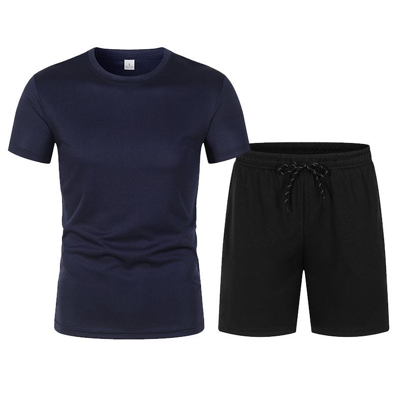 Men's Summer Quick-Dry Mesh T-Shirt & Shorts Set