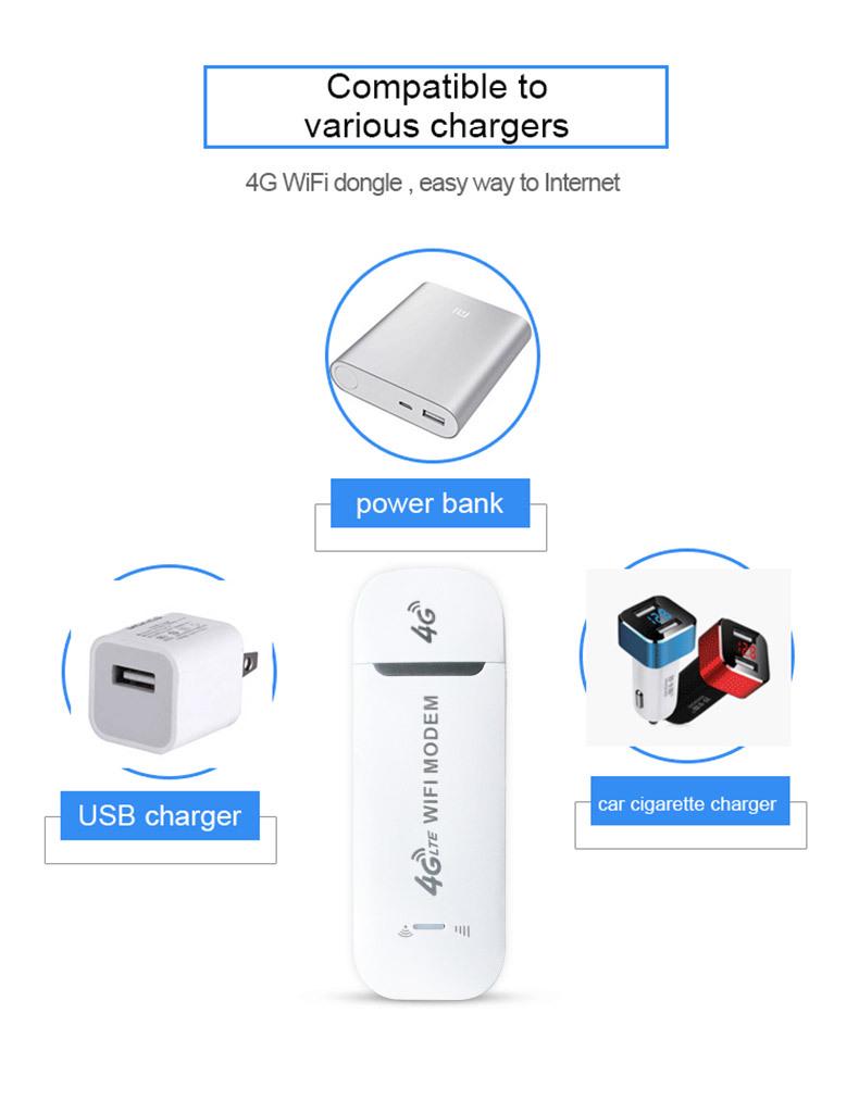 LTE Portable 4G WiFi USB Dongle Router Modem