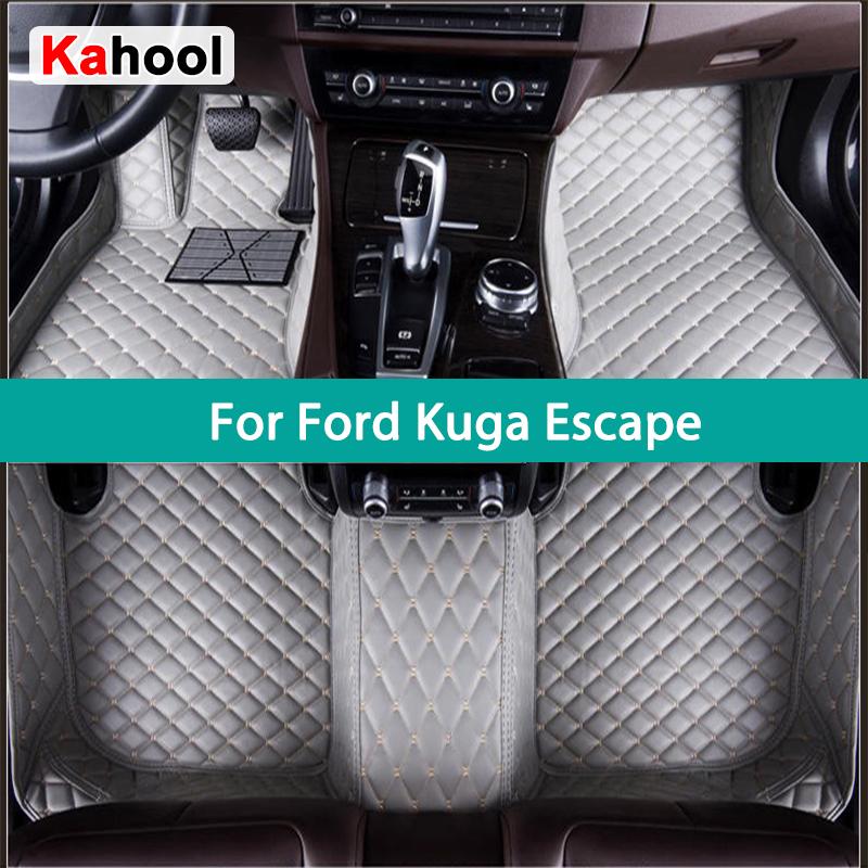 

KAHOOL Custom Car Коврики для Ford Kuga Escape 2012-2023 Авто Коврики Аксессуары для ног Coche