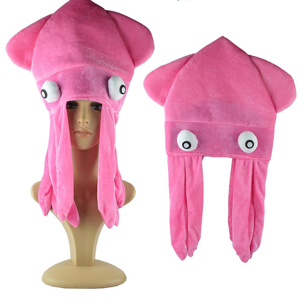 2025 New Headgear Halloween Costume Hat Squid Sea Animal Halloween Funny Hat Multicolored Props Photograph Octopus Hat