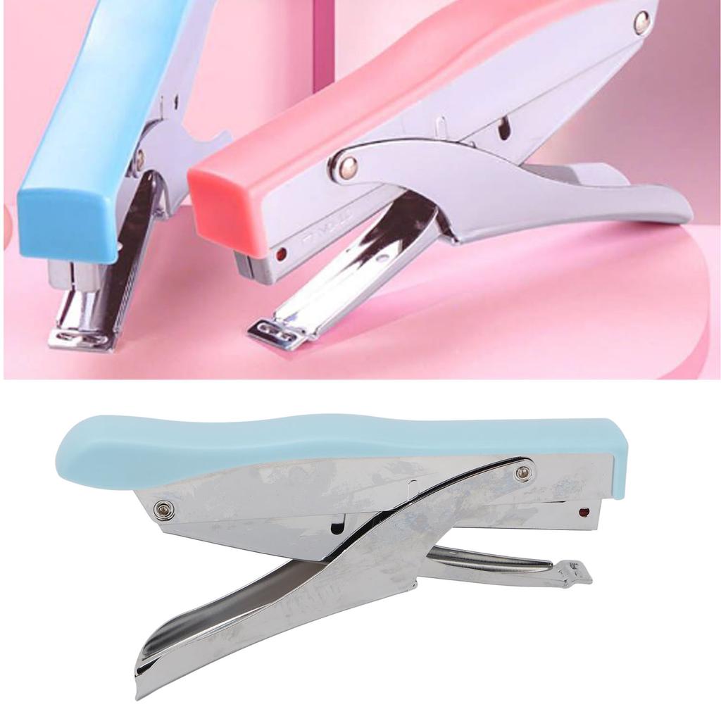 Hand Held Stapler Ergonomic Frosted Surfaces Portable Plier Stapler Home School   Binding Documents