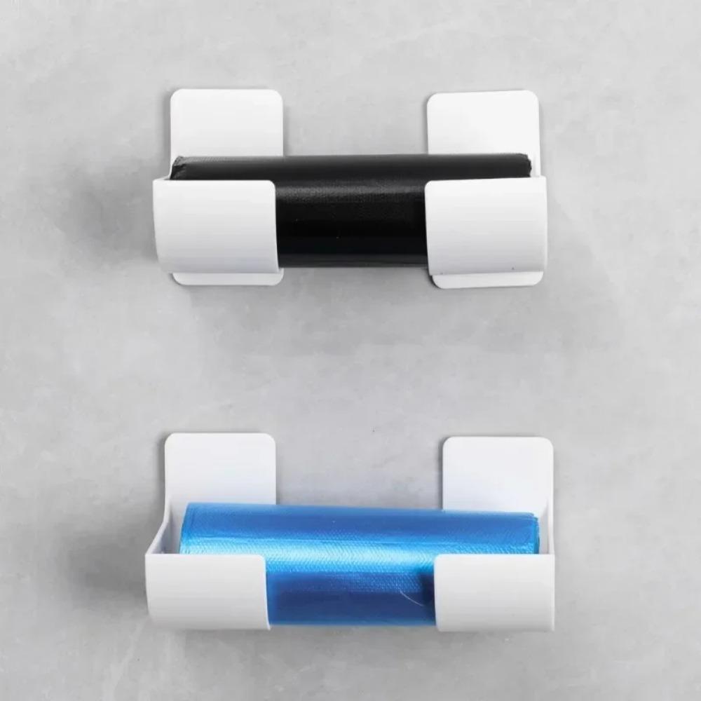 10 bucăți baie de bucătărie montare pe perete din plastic poli gunoi sac de gunoi suport rola distribuitor prospețime folie rolă suport de depozitare pentru dulap